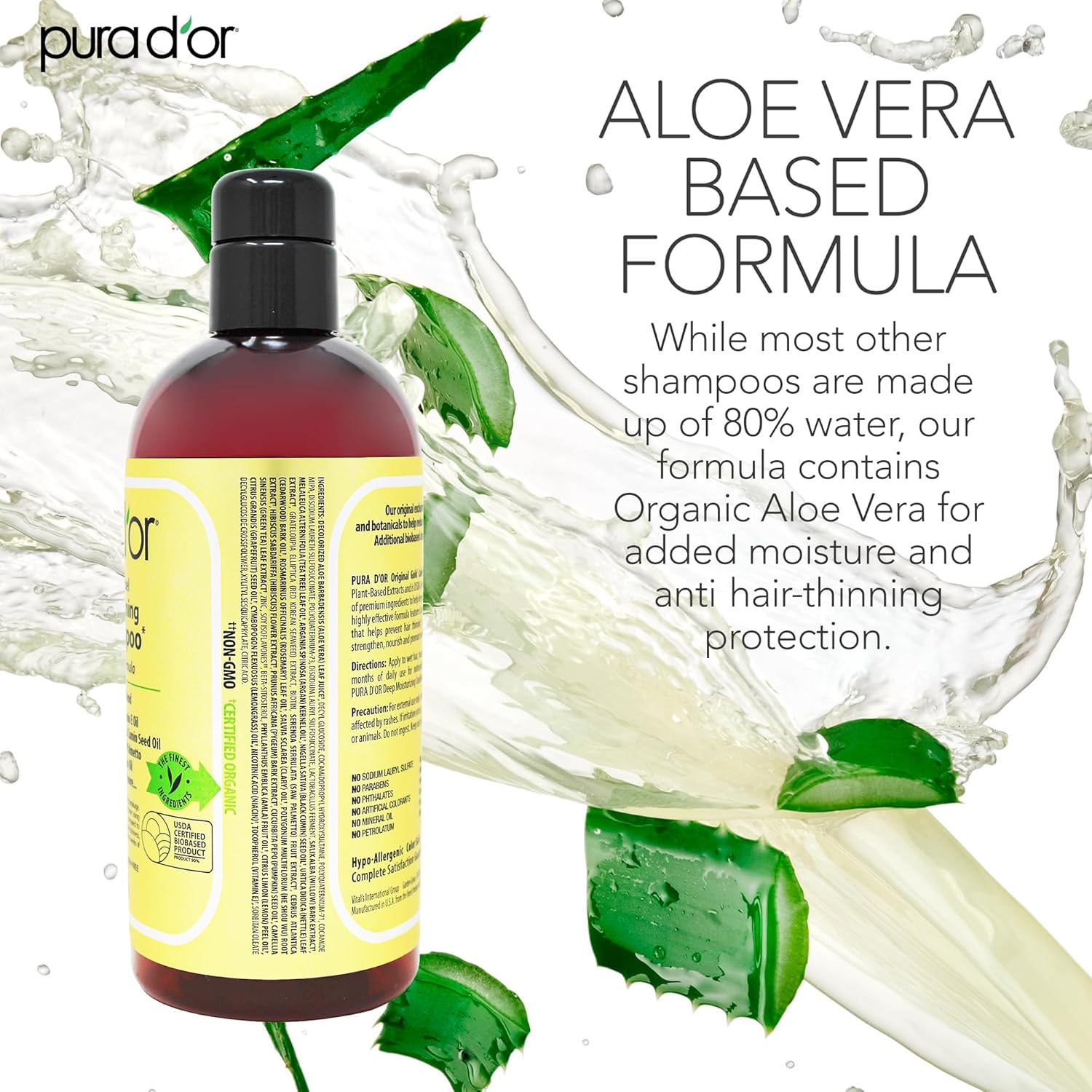 PURA D'OR Biotin Shampoo - Image 5